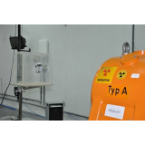 calibração de medidor de radiação nuclear Piquete