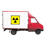 transporte de resíduos rejeitos radioativos valor Poloni