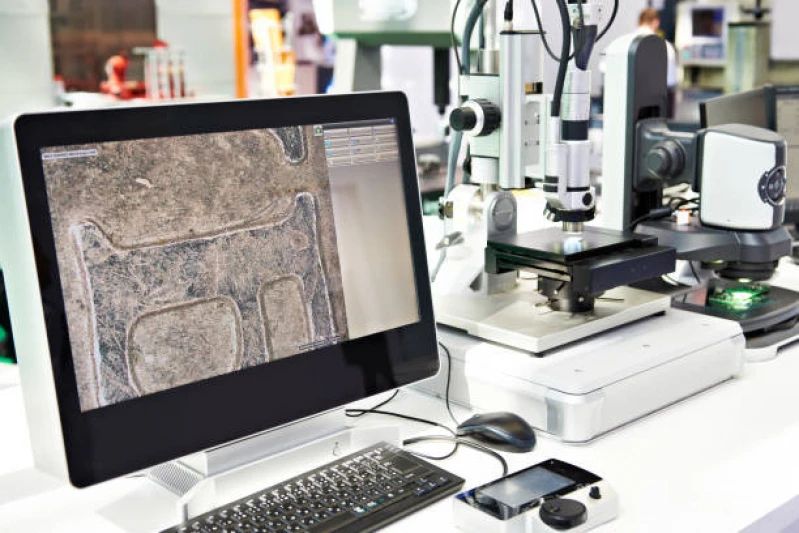laboratório de análise química de minérios