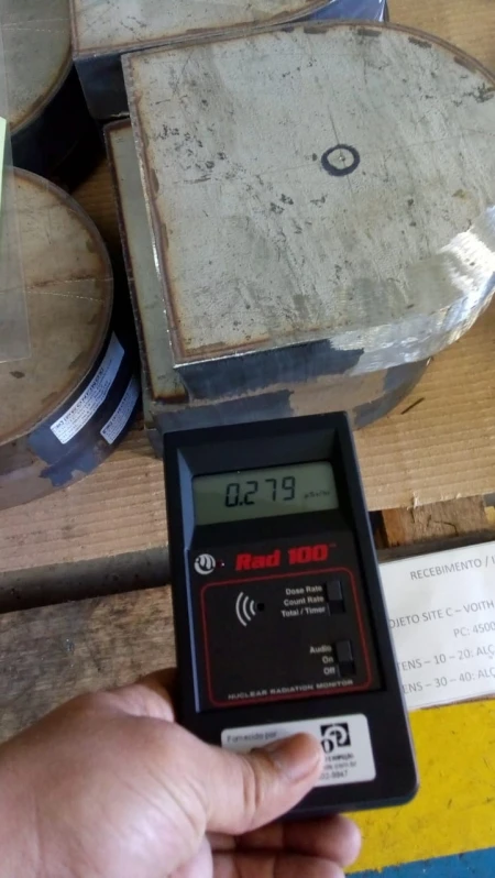 levantamento radiométrico e controle de qualidade