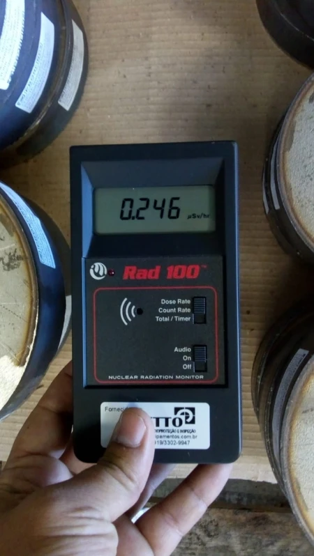 levantamento radiométrico raio x